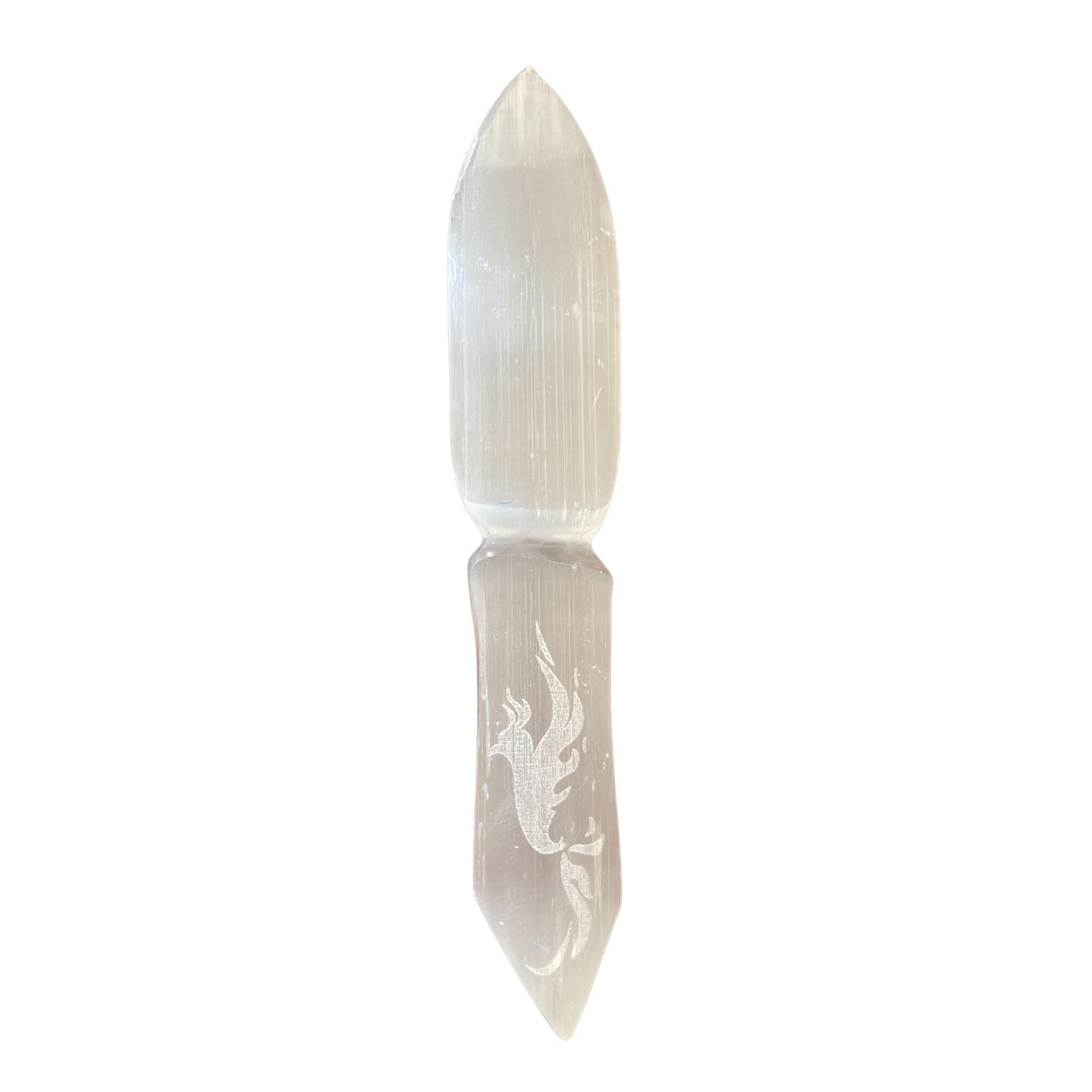 Ancient Wisdom Selenite Ritual Knife - Letting Go Of The Past