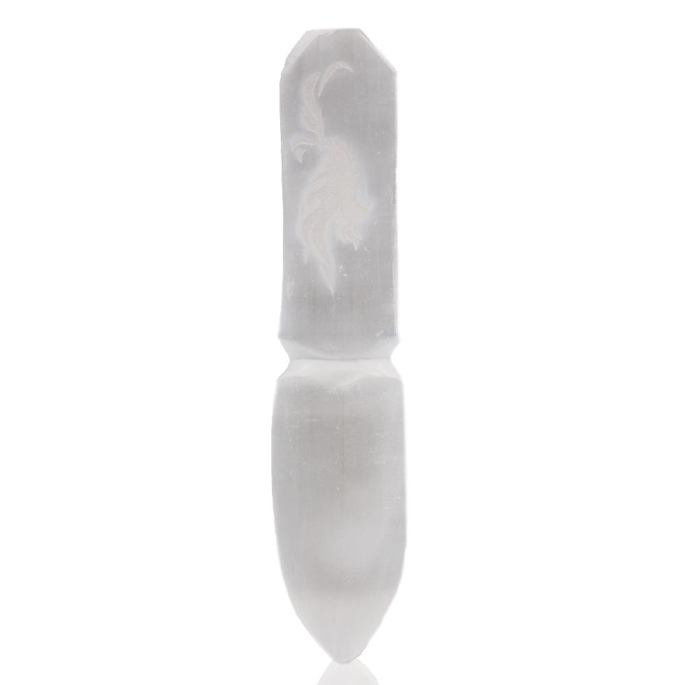 Ancient Wisdom Selenite Ritual Knife - Letting Go Of The Past