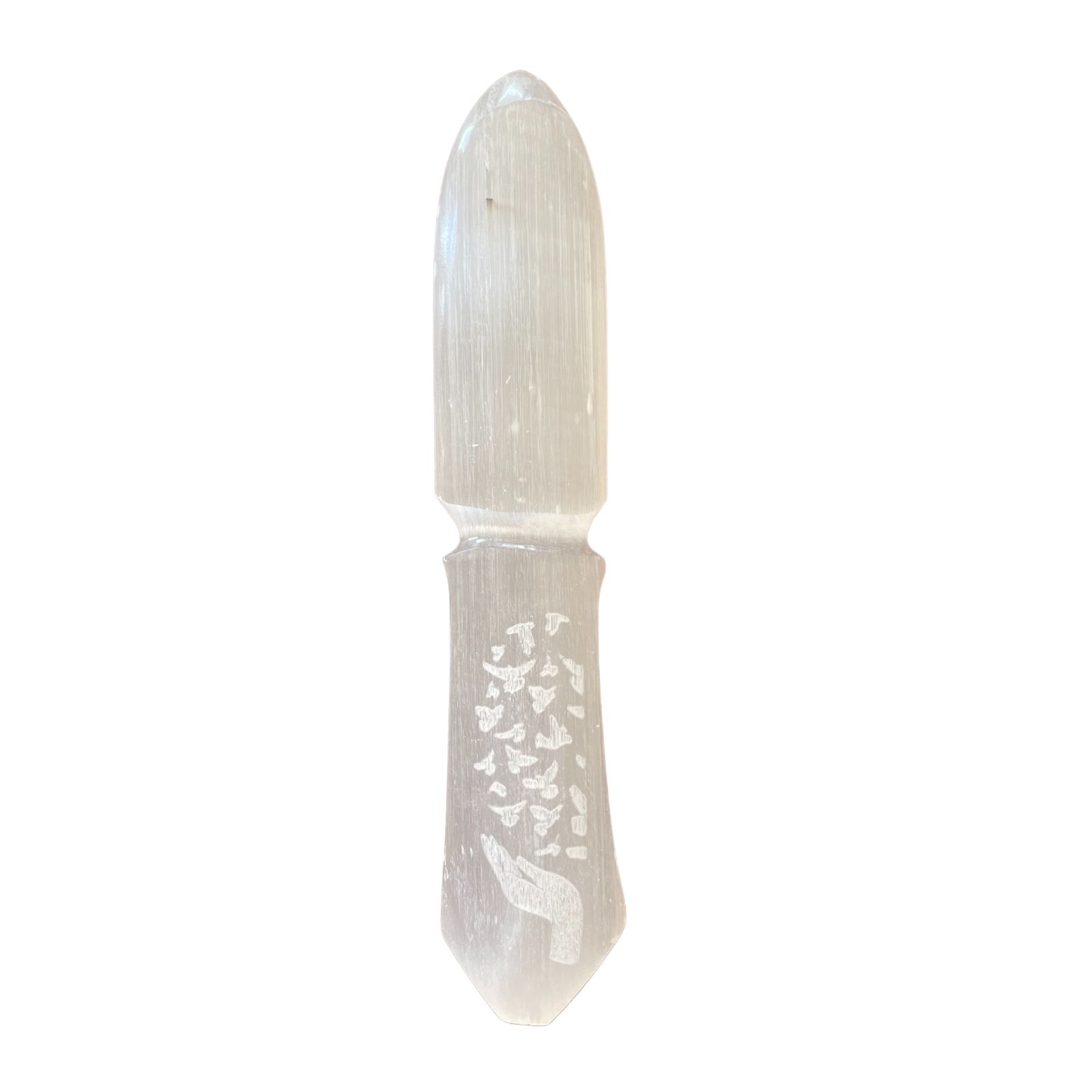 Ancient Wisdom Selenite Ritual Knife - Releasing Bonds