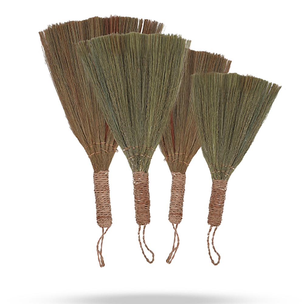 Ancient Wisdom Set 4 - Pampas Fan Broom - Natural Mixed Sizes
