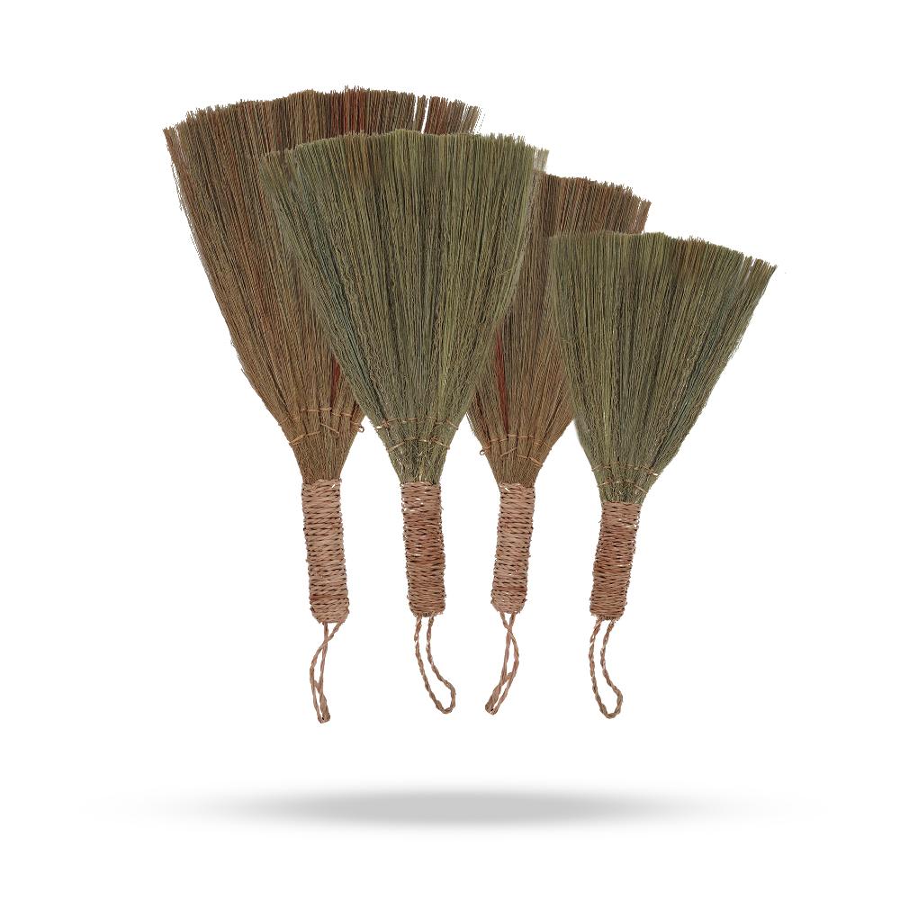 ancient wisdom Set 4 - Pampas Fan Broom - Natural mixed sizes
