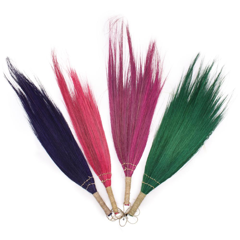 ancient wisdom Set 4 - Pampas Long Broom - Vivid colours