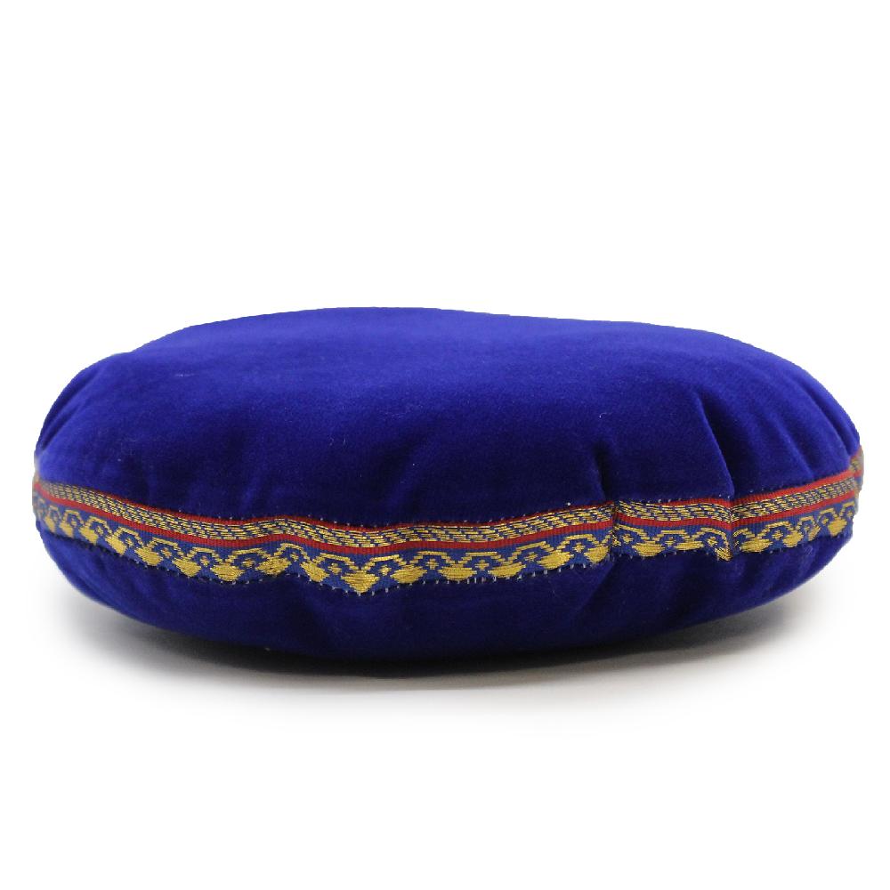 ancient wisdom Singing Bowl Velvet Cushion - 16cm (Assorted Colours)