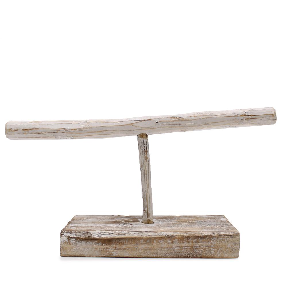 ancient wisdom Single Branch Jewllery Stand - Whitewash