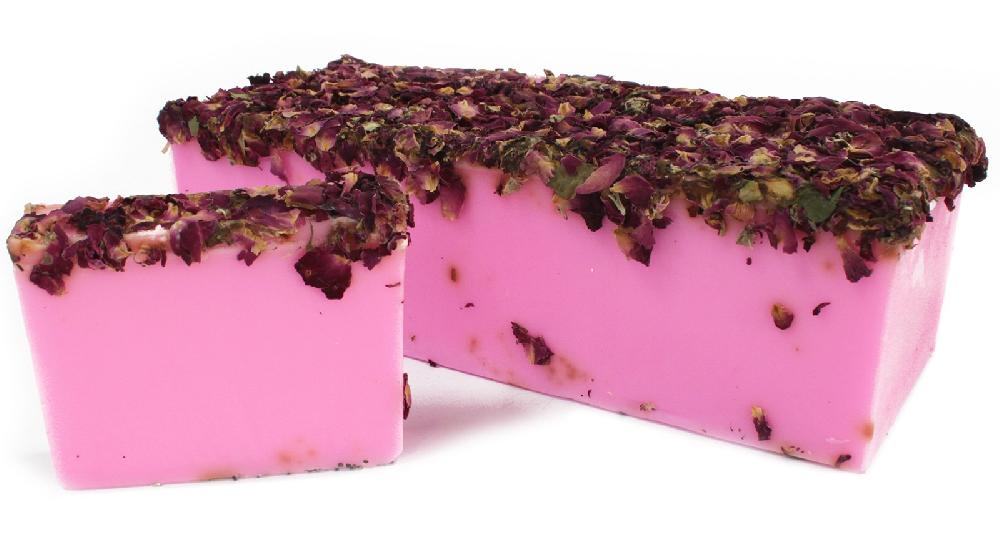 Ancient Wisdom Sliced Soap Loaf (13pcs) - Rose & Rose Petals