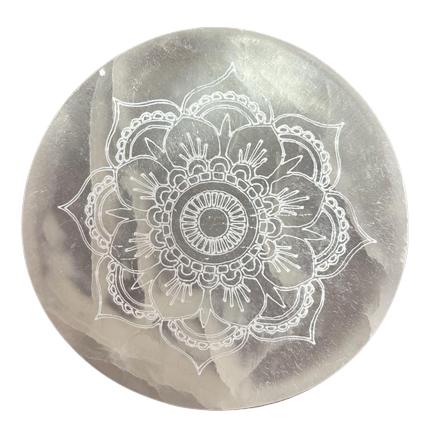 ancient wisdom Small Charging Plate 8cm - Mandala Design