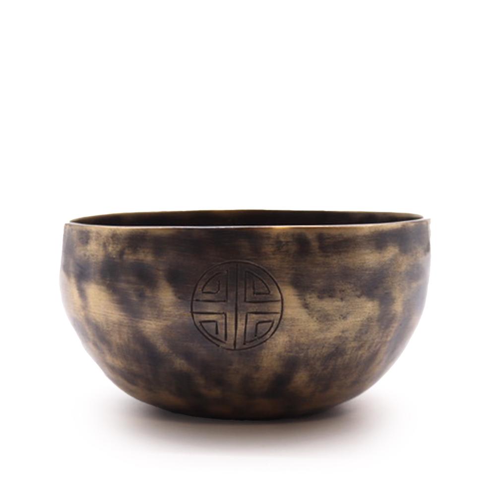 ancient wisdom Small Indian Moon Phase Singing Bowl - (approx 550g) - 13cm