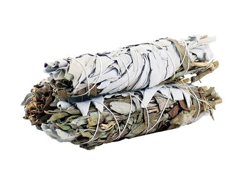 Ancient Wisdom Smudge Stick - White Sage & Black Sage 10cm
