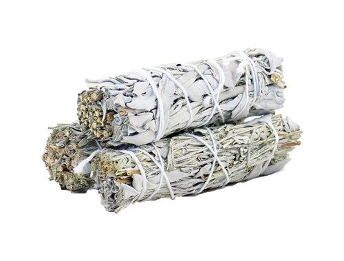 Ancient Wisdom Smudge Stick - White Sage & Blue Sage 10cm