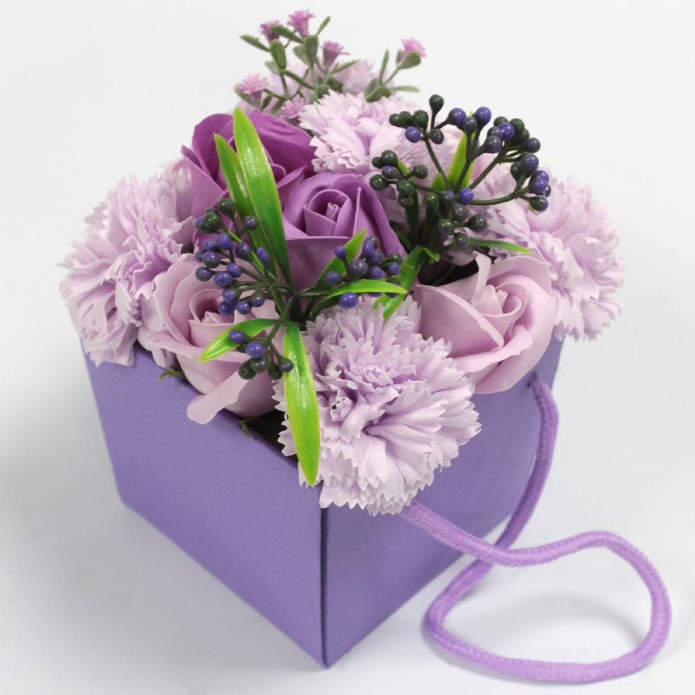 Ancient Wisdom Soap Flower Bouquet - Lavender Rose & Carnation