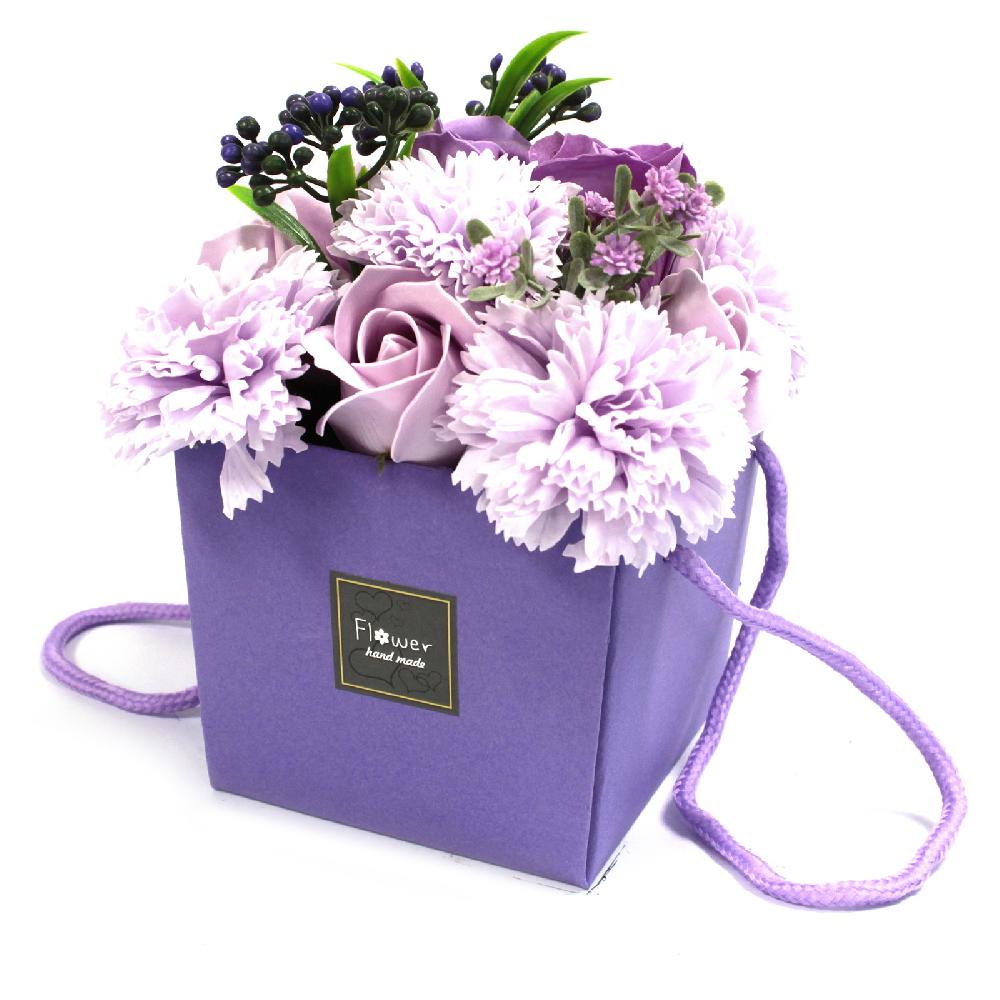 ancient wisdom Soap Flower Bouquet - Lavender Rose & Carnation