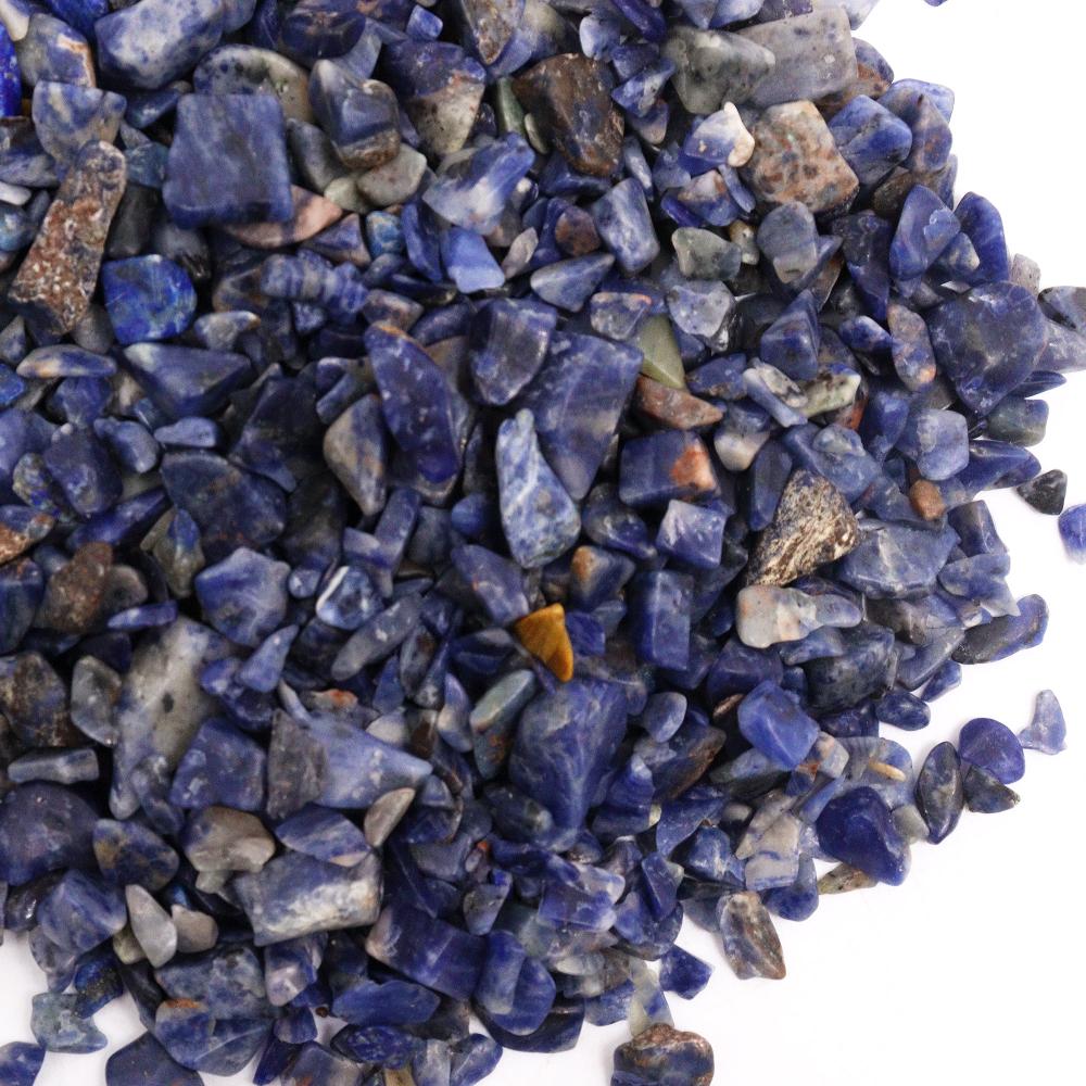 Ancient Wisdom Sodalite Chips Gemstone Chips Bulk - 1KG