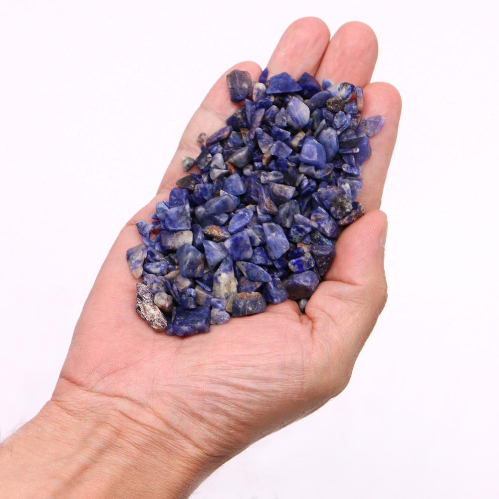 Ancient Wisdom Sodalite Chips Gemstone Chips Bulk - 1KG