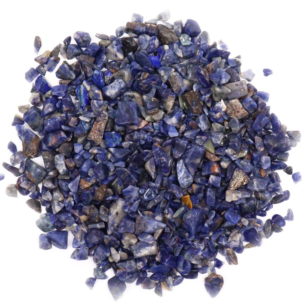 ancient wisdom Sodalite Chips Gemstone Chips Bulk - 1KG