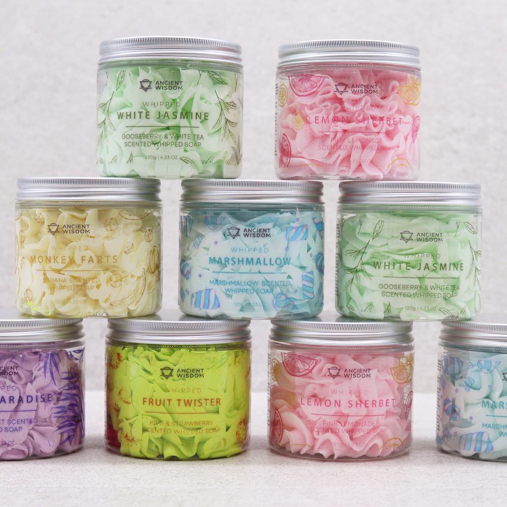 Ancient Wisdom Steamers - Salts - Whipped Soaps And Flowers Starter & Stand