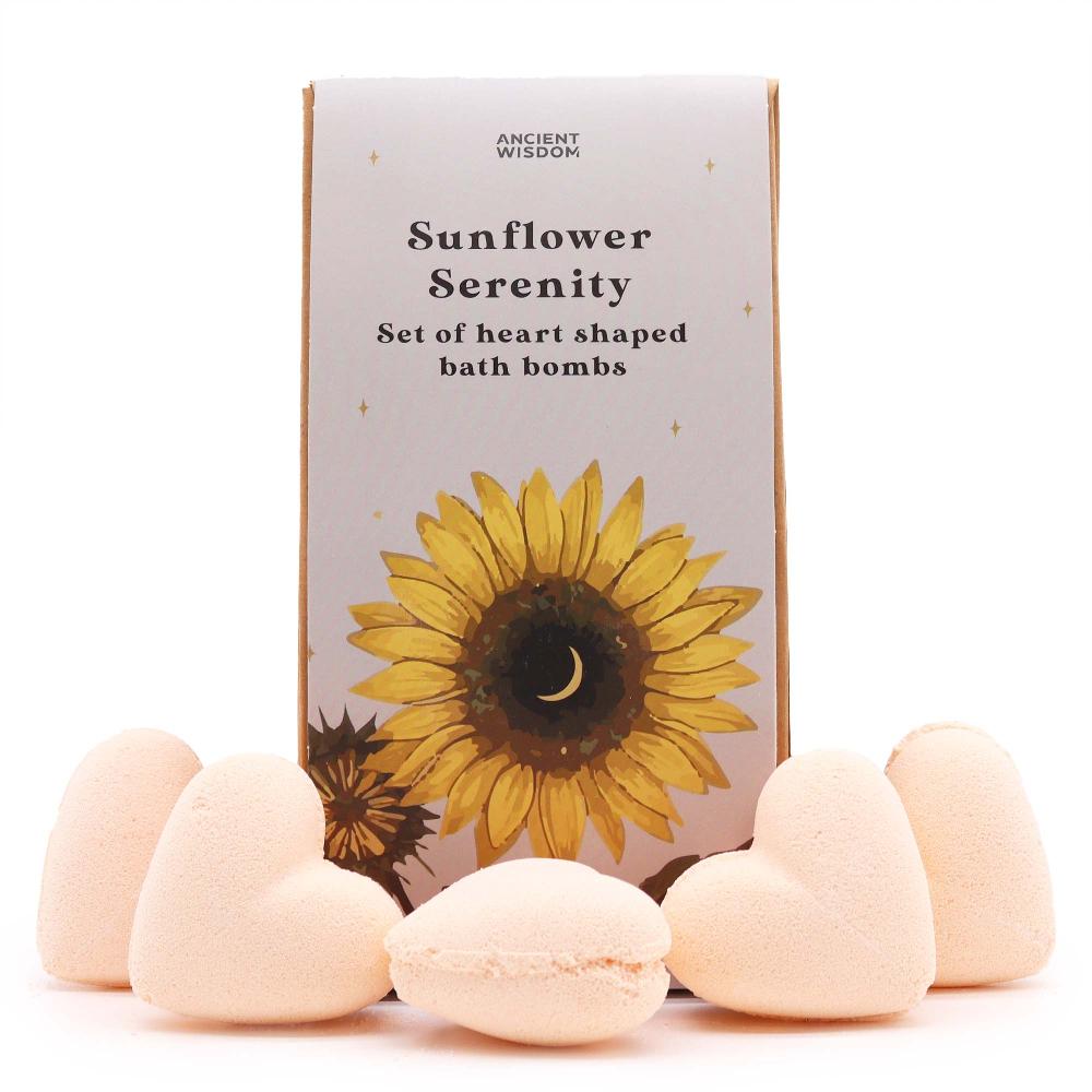 ancient wisdom Sunflower Serenity Bath Heart Gift Set