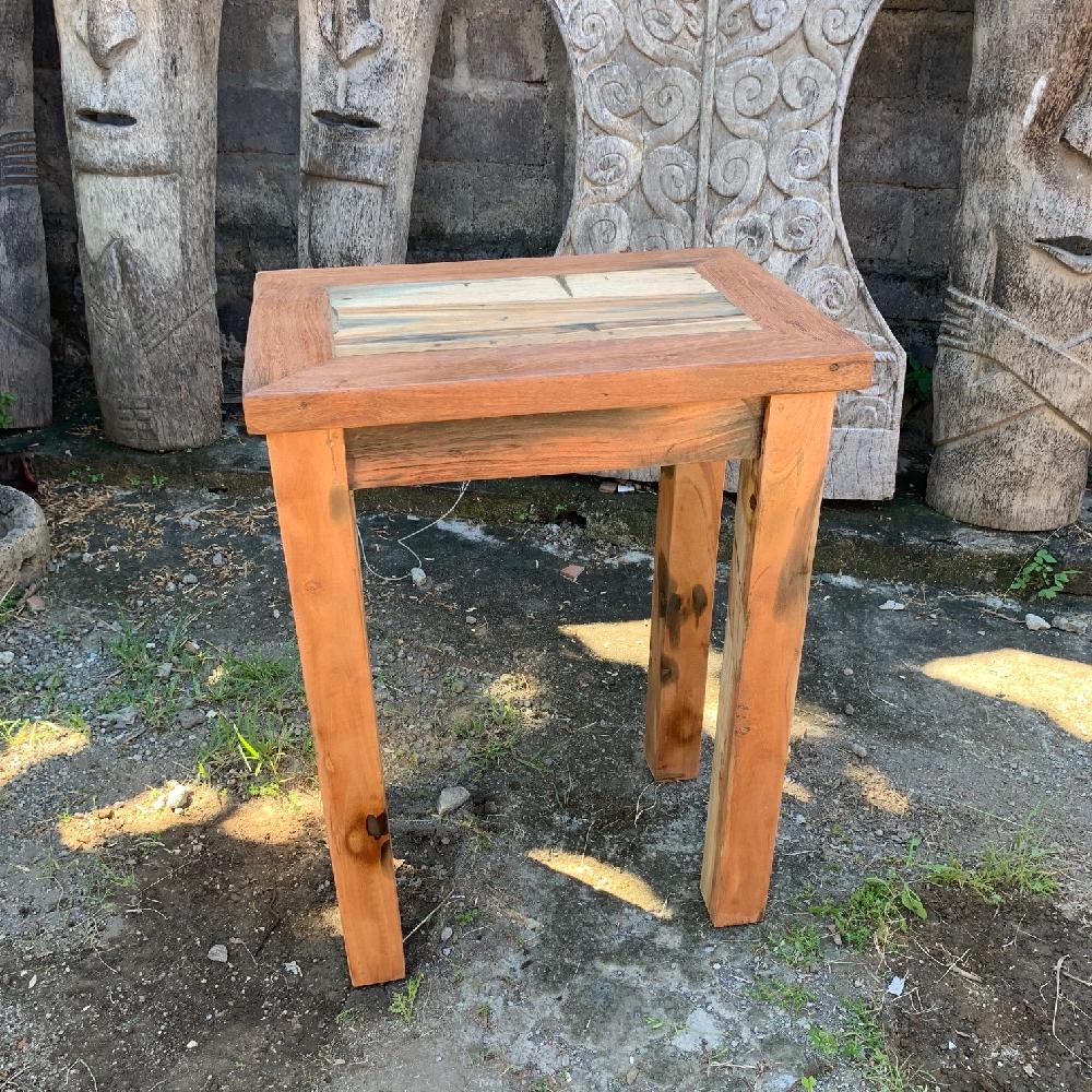 ancient wisdom Tall Table - Display Stand - Recycled Wood