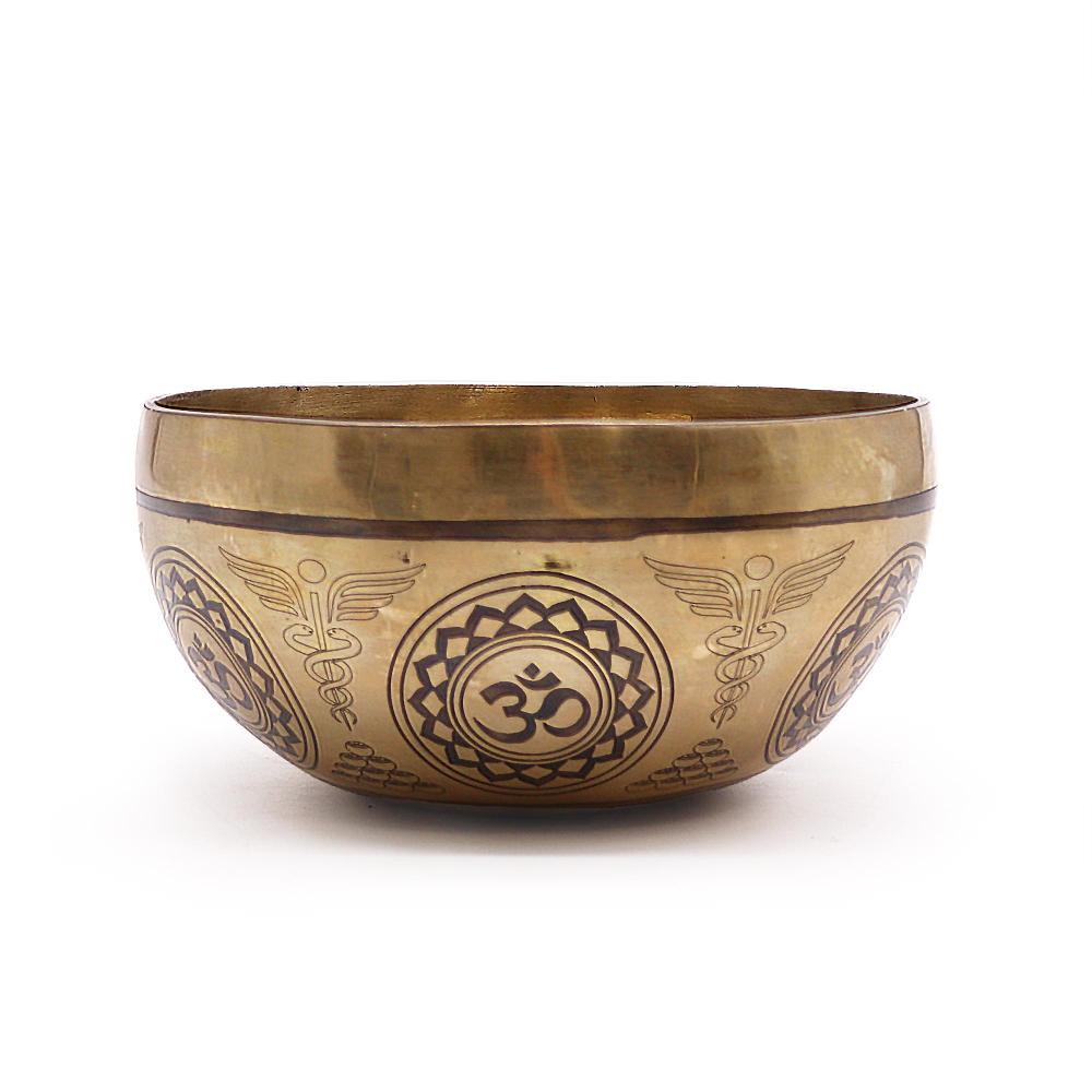 ancient wisdom Tibetan Healing Engraved Bowl - 16cm - 7 Chakras