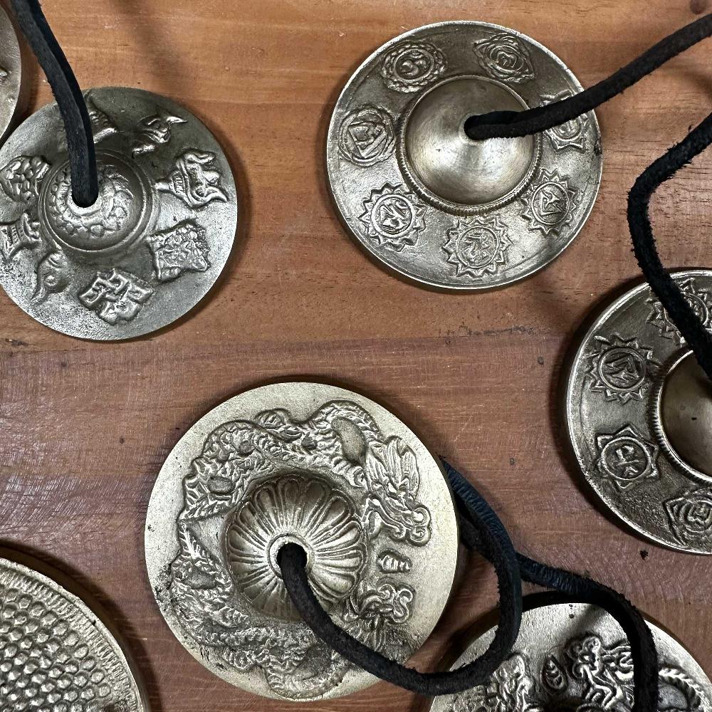 Ancient Wisdom Tibetan Tingsha - Seven Chakra - Approx 7cm