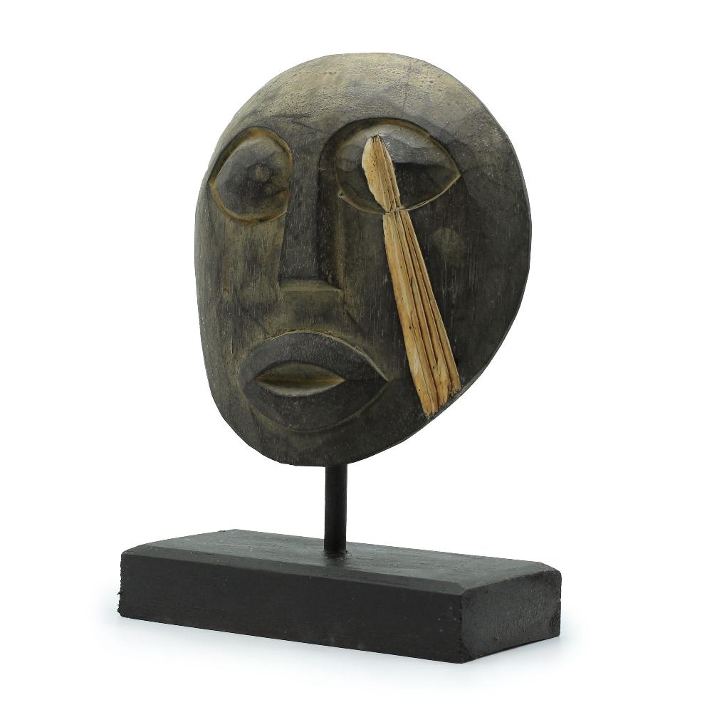 Ancient Wisdom Timor Tribal Decorative Mask - Antique 27x20cm