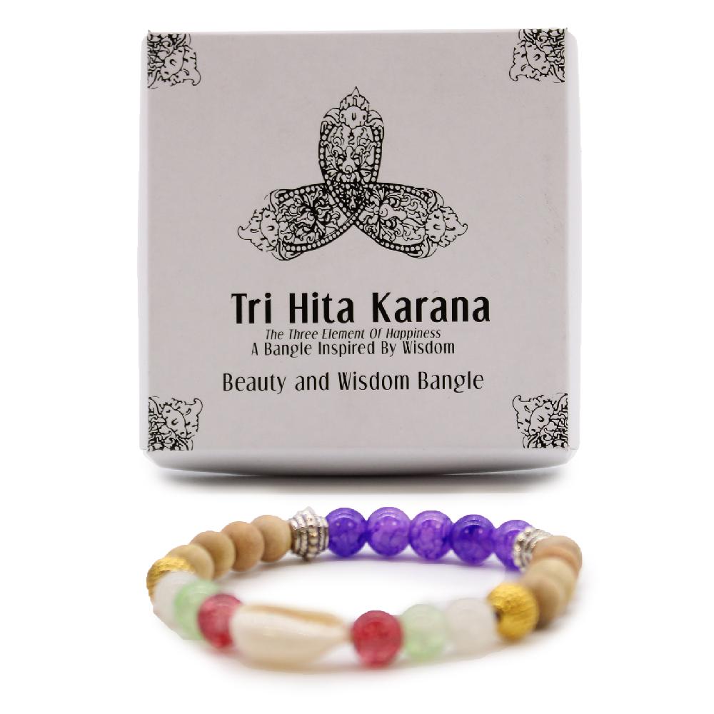 Ancient Wisdom Tri Hita Karana Bangle - Beauty & Wisdom