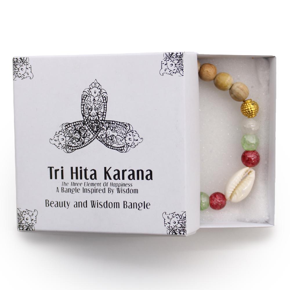 Ancient Wisdom Tri Hita Karana Bangle - Beauty & Wisdom