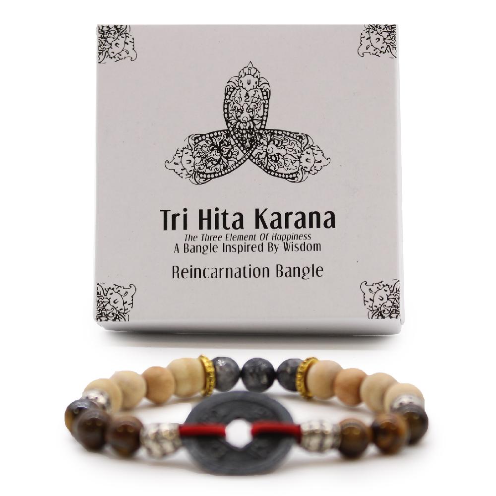 Ancient Wisdom Tri Hita Karana Bangle - Reincarnation