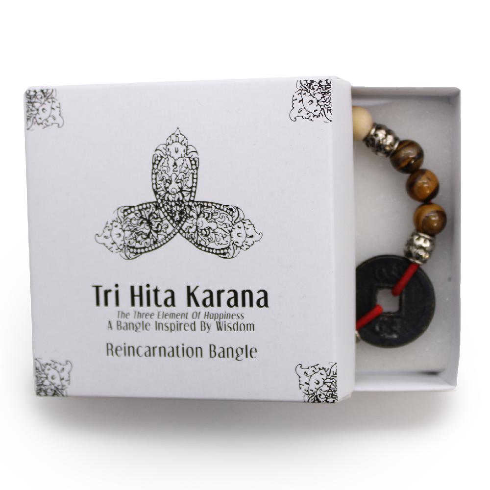 Ancient Wisdom Tri Hita Karana Bangle - Reincarnation