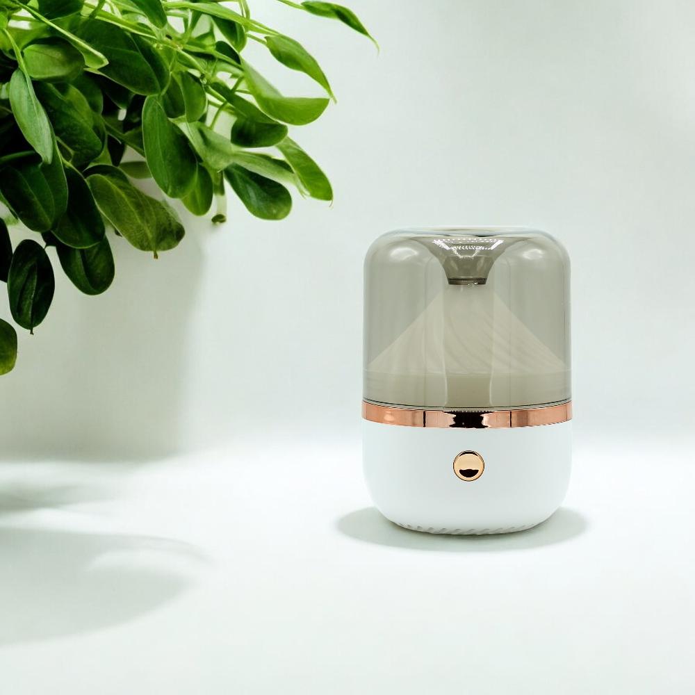 Ancient Wisdom Urban Aroma Diffuser White & Bronze- USB - Colour Change