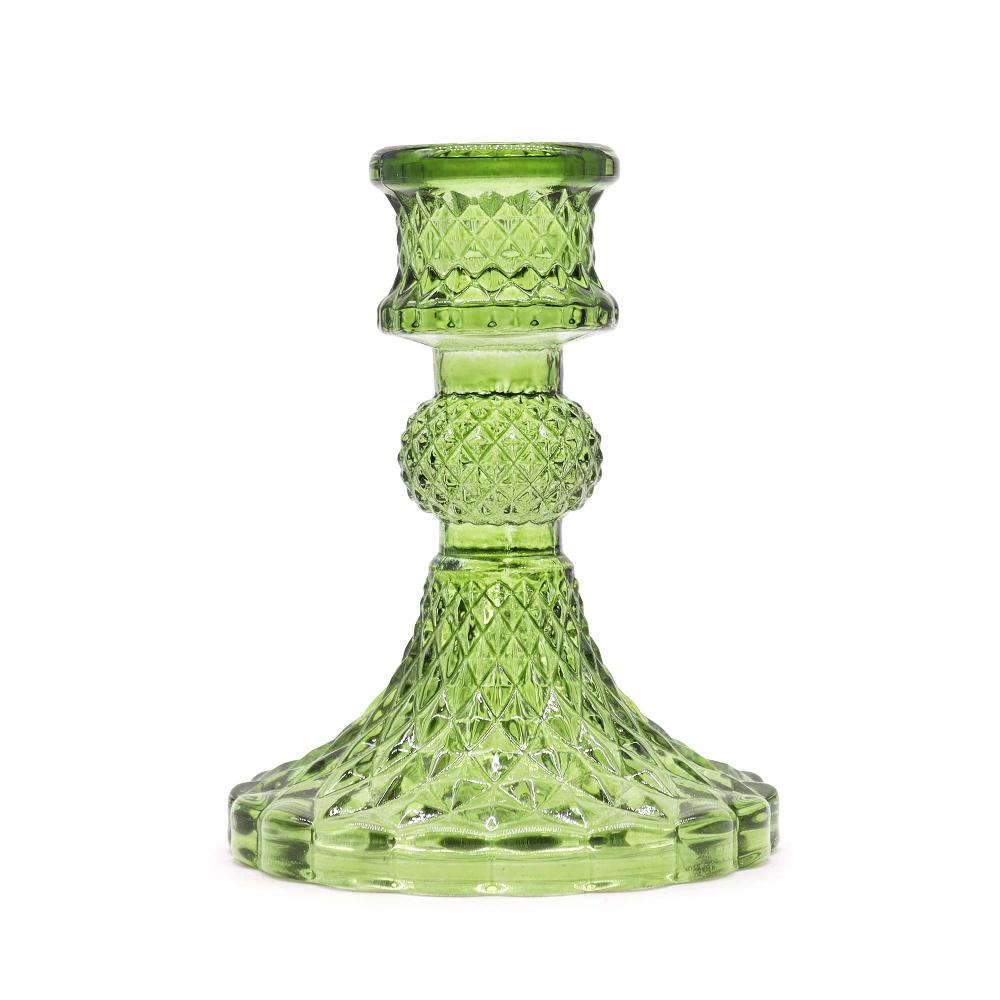 ancient wisdom Vintage Dinner Candle Holder - Garden Jade