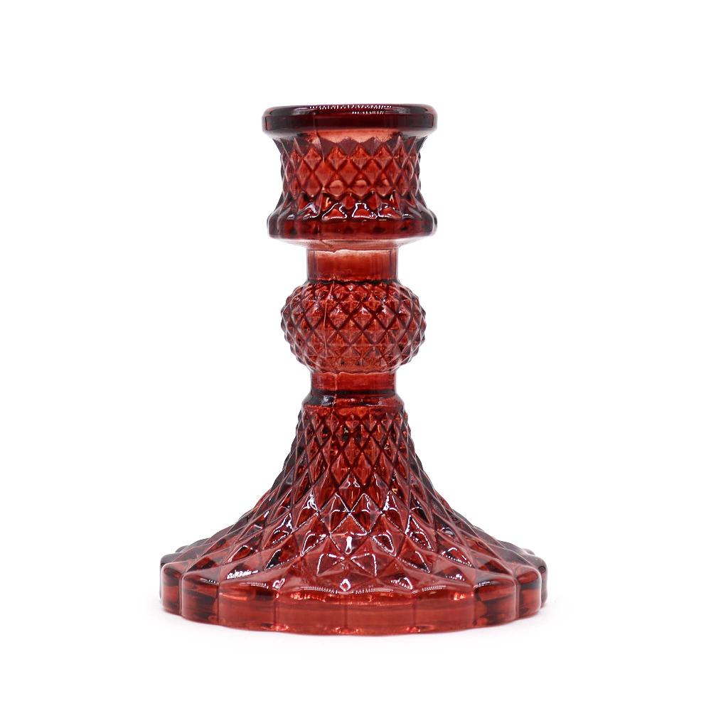 ancient wisdom Vintage Dinner Candle Holder - Vampire Red