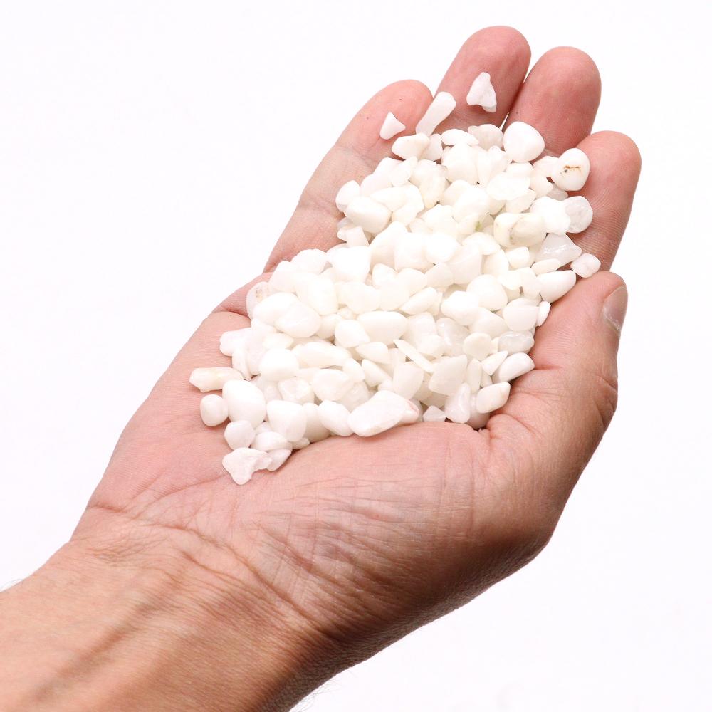 Ancient Wisdom White Quartz Gemstone Chips Bulk - 1KG