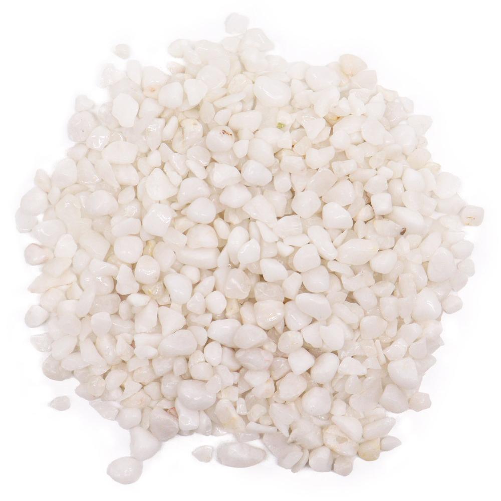 ancient wisdom White Quartz Gemstone Chips Bulk - 1KG