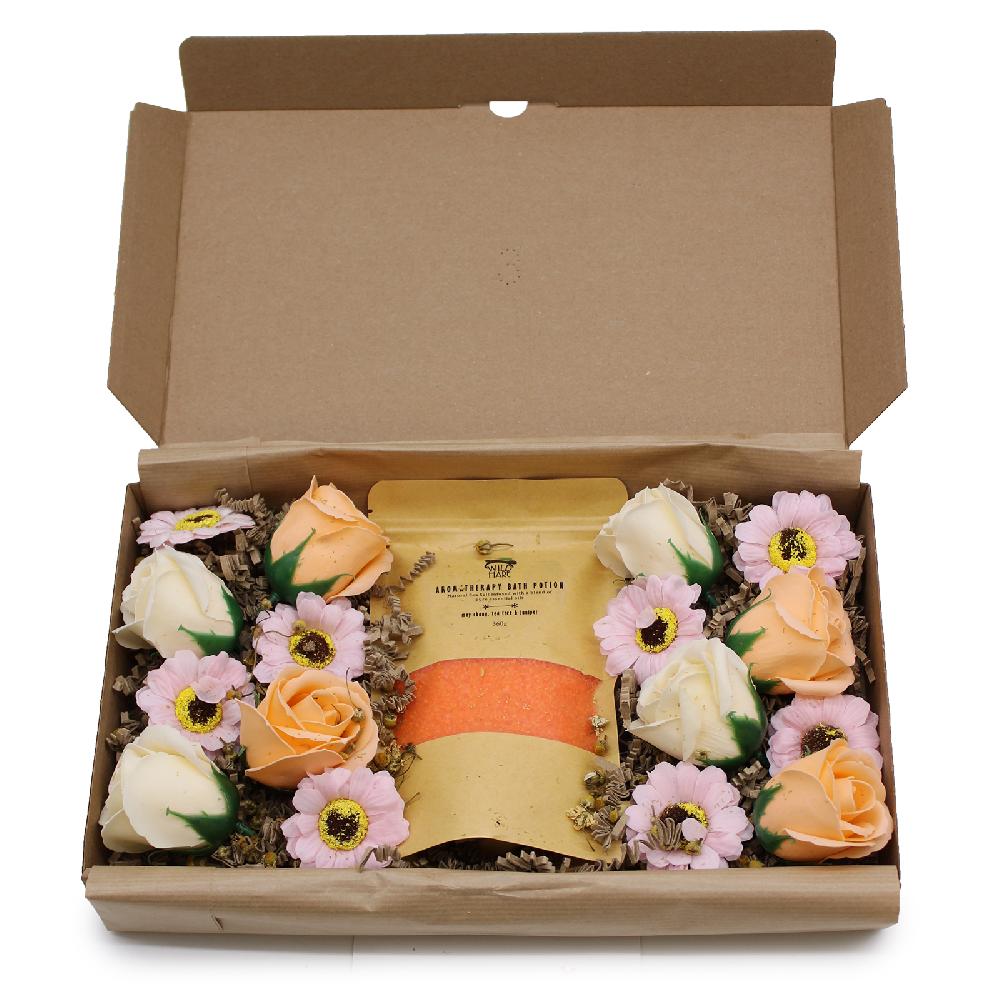 Ancient Wisdom Wild Hare Salt & Flowers Set- Total Detox
