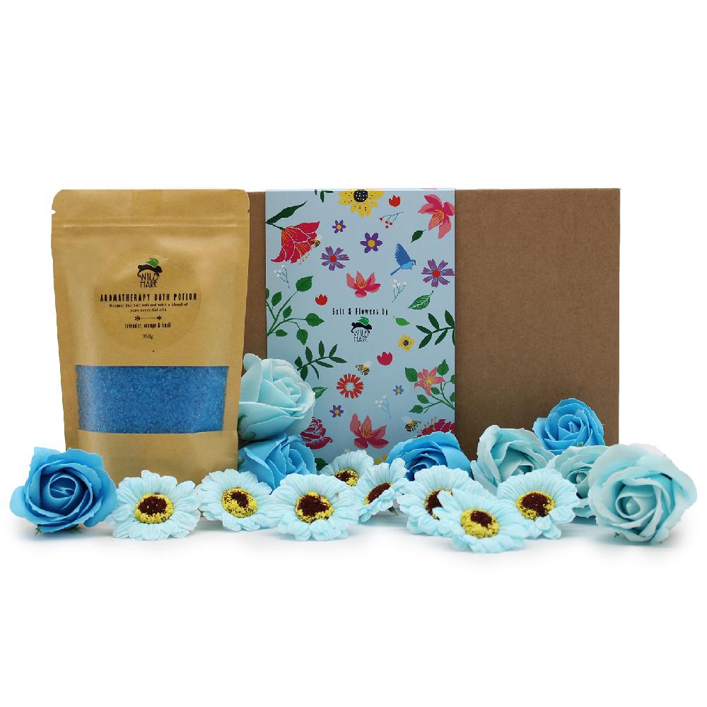 ancient wisdom Wild Hare Salt & Flowers Set - Total Unwind