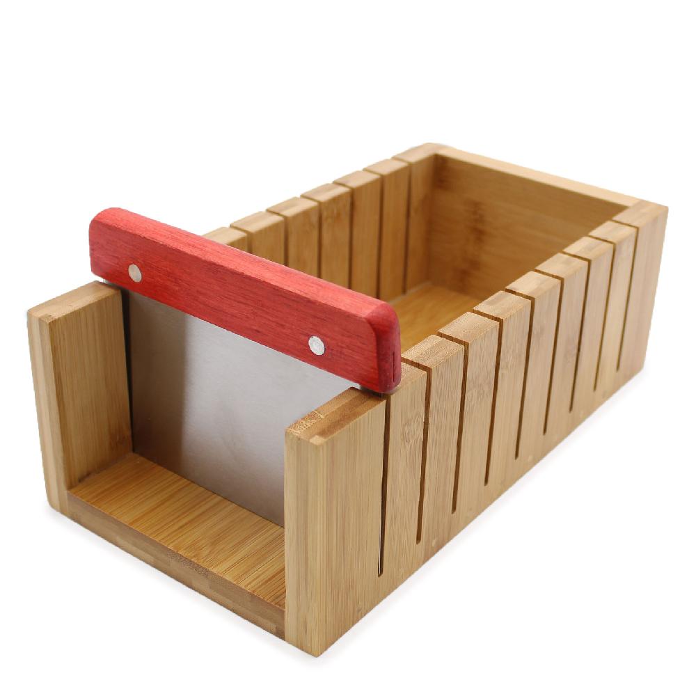 Ancient Wisdom Wooden Soap Loaf Cutter Set - Wavy And Straight Cutter