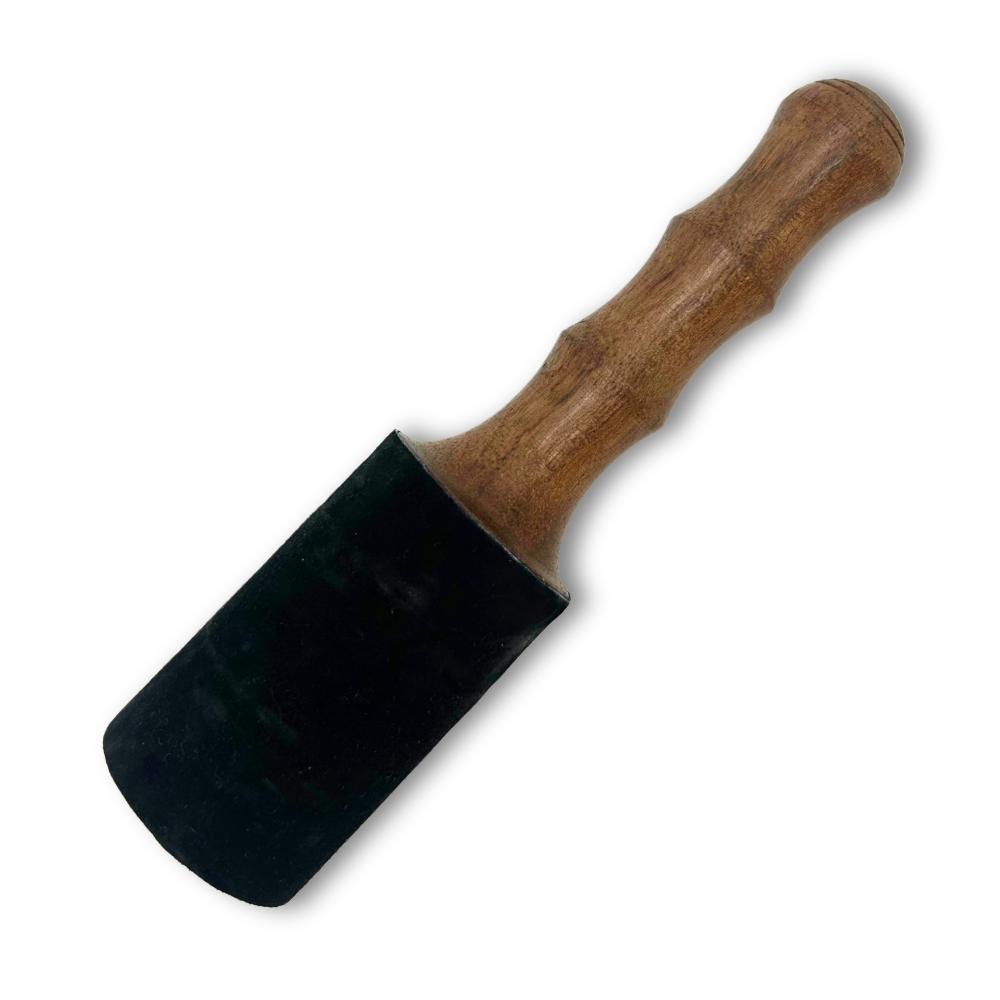 ancient wisdom Wooden Stick - 18x4cm - Doble Curved Handle Ringer