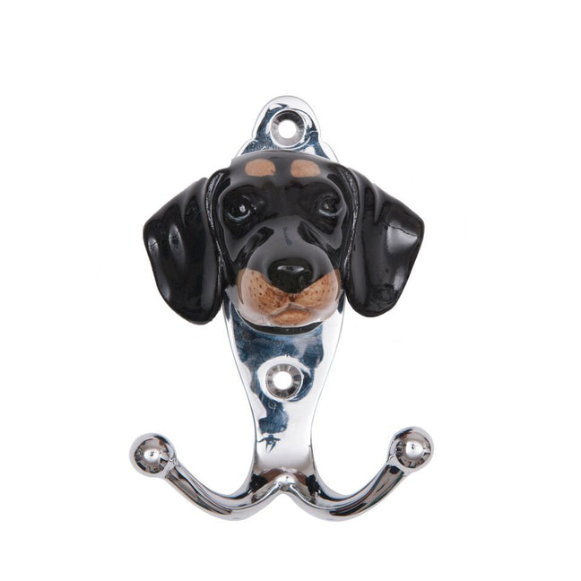 and mary Black Dachshund Hook