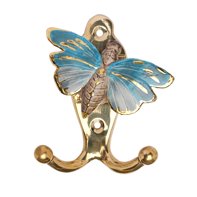 and mary Blue & Gold Dragonfly Hook