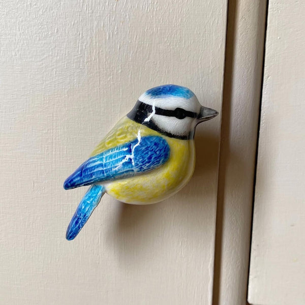 And Mary Blue Tit Doorknob