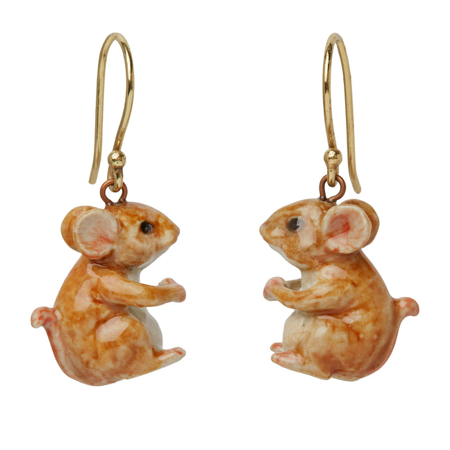 and mary Cute Dormouse Earrings