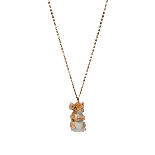 and mary Cute Dormouse Necklace