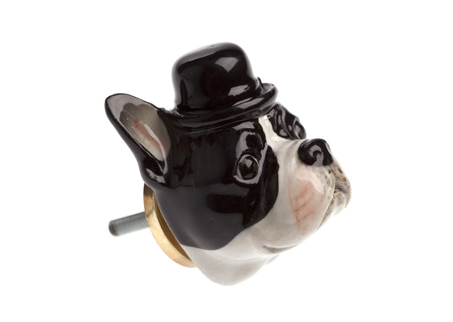 and mary Elvis The Boston Terrier Doorknob