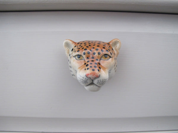 And Mary Leopard Head Doorknob
