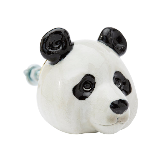 and mary Panda Head Doorknob