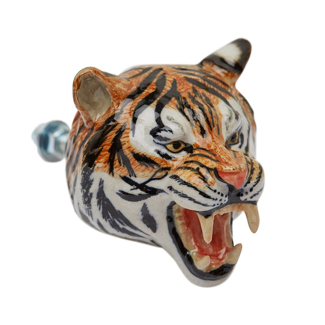 and mary Roaring Tiger Head Doorknob