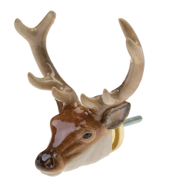 and mary Stag Head Doorknob