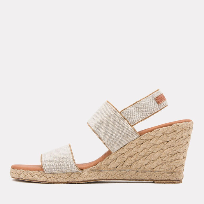 André Assous Allison Linen Espadrille Wedge