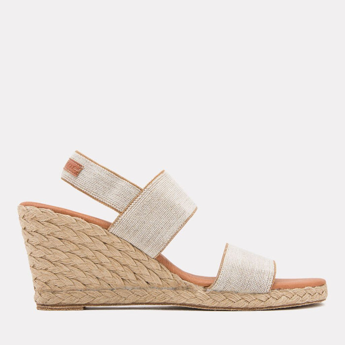 andré assous Allison Linen Espadrille Wedge