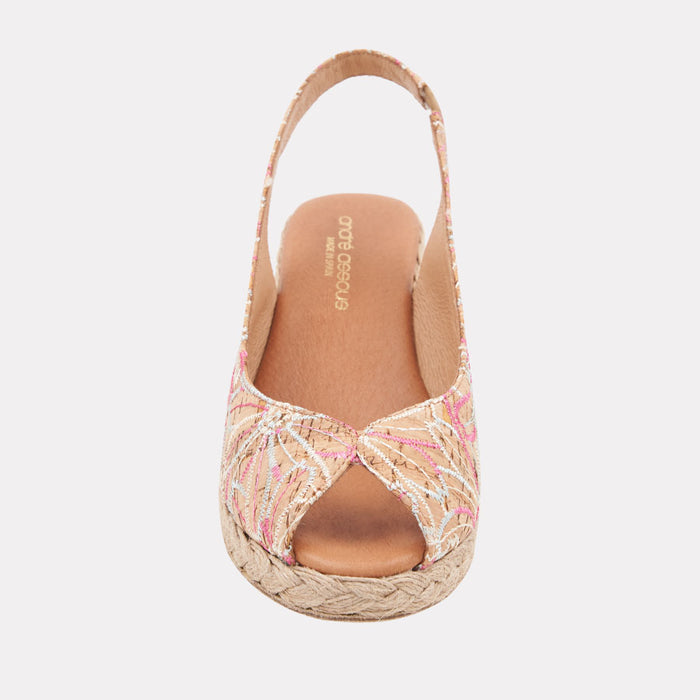 André Assous Audrey Cork Espadrille Wedge